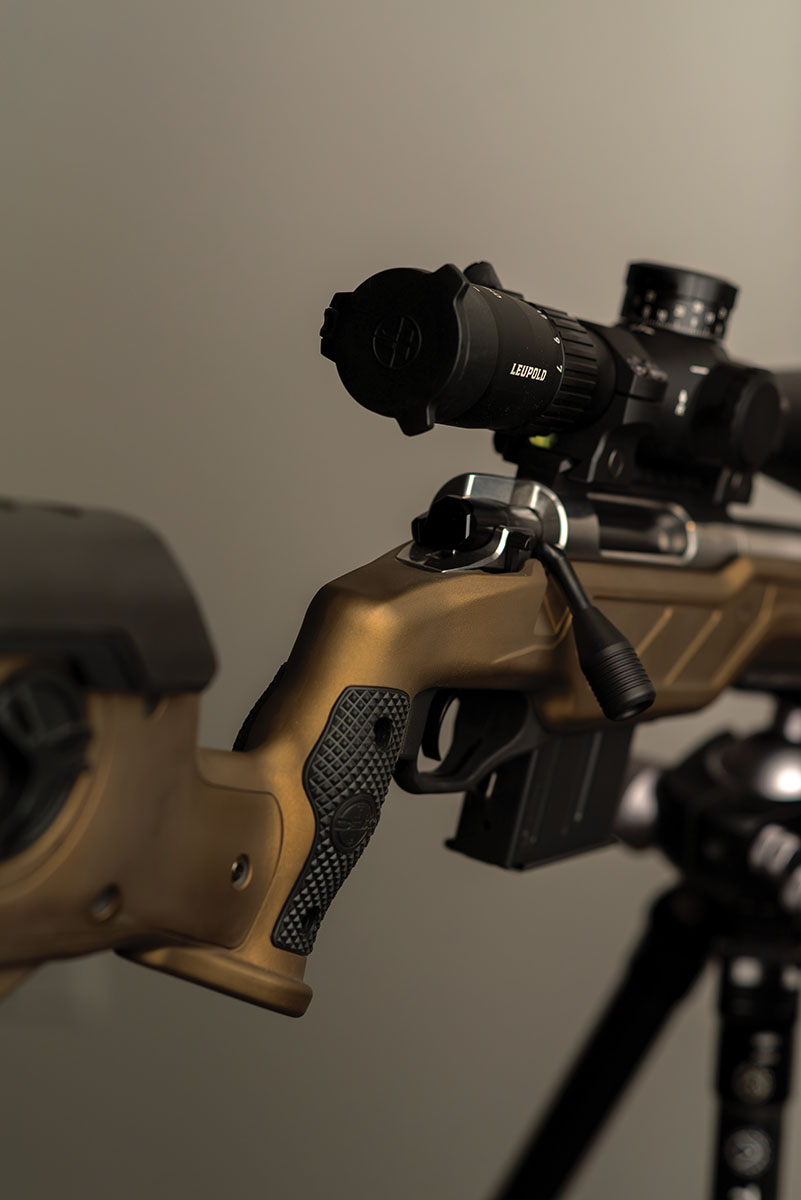 The subtle thumb shelves on either side of the Strike Nuke Evo provide a very comfortable and natural position to rest your thumb, yet not so obtuse if you elect not to use them.